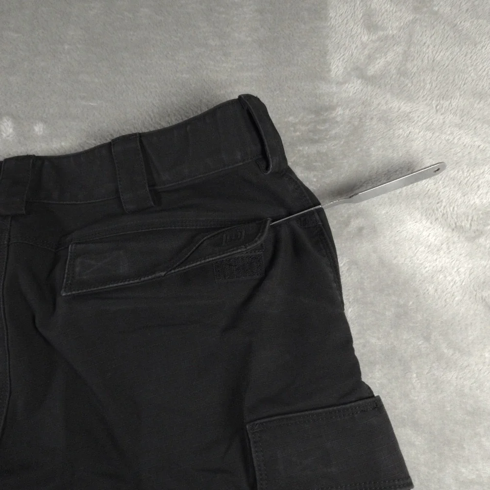 5.11 Tactical Cargo Pants Mens 34x29 Black Cotton Canvas Heavy Duty Utility